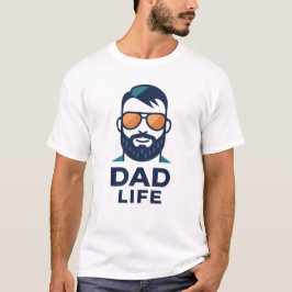 Camiseta Óculos de Sol Estilo Pai Legal