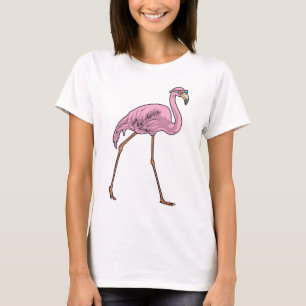 Camiseta Óculos de Sol Flamingo