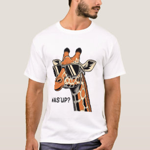 Camiseta Óculos de Sol Girafa Legal Tá Foda – Vibrações Div