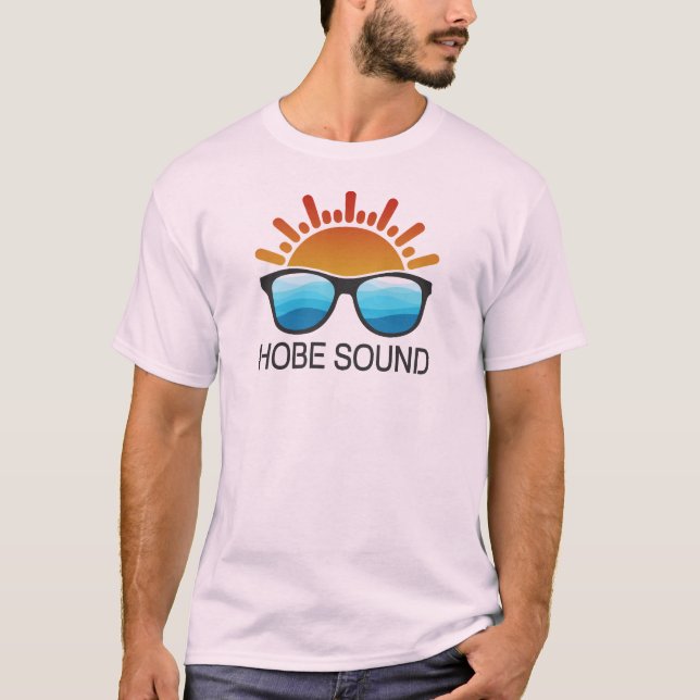 Camiseta Óculos de Sol Hobe Sound Flórida (Frente)