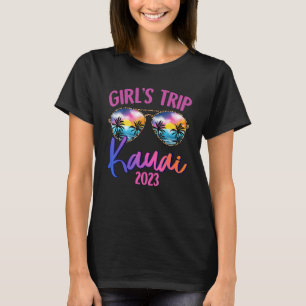 Camiseta Óculos de sol Kauai Hawaiian 2023 Girls Trip Verão