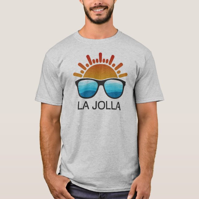 Camiseta Óculos de Sol La Jolla Califórnia (Frente)