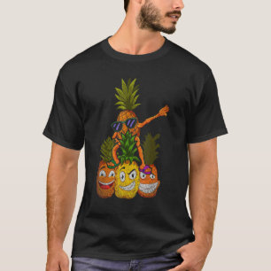 Camiseta Óculos de Sol Legais Frutas Exóticas de Verão Dabb