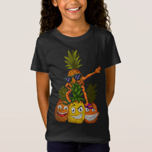 Camiseta Óculos de sol legal Exóticos Fruta de verão Engraç