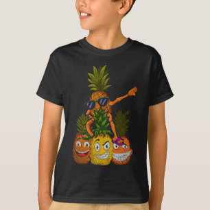Camiseta Óculos de sol legal Exóticos Fruta de verão Engraç