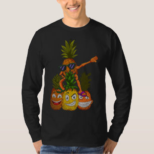 Camiseta Óculos de sol legal Exóticos Fruta de verão Engraç