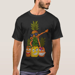 Camiseta Óculos de sol legal Exóticos Fruta de verão Engraç