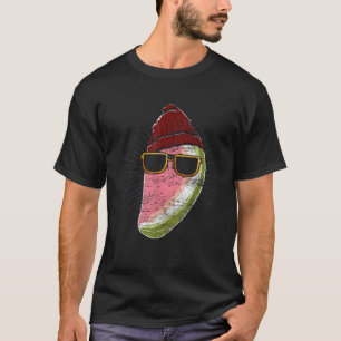 Camiseta Óculos de sol legal que Fruta exótica Verão tropic