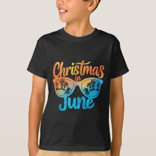 Camiseta Óculos de Sol Natal em Junho Férias de Verão Diver