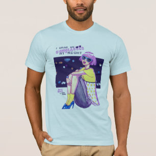 Camiseta ÓCULOS DE SOL no T da NOITE pelo misturador