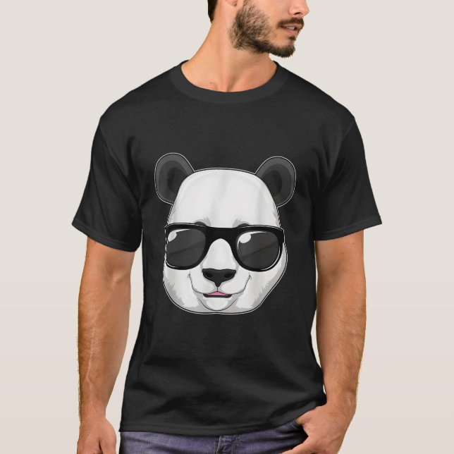 Camiseta Óculos de sol Panda (Frente)
