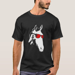 Camiseta Óculos de sol para cavalos férias primitivas monta
