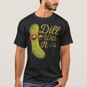 Camiseta Óculos de Sol Pepino Engraçado Amantes de Pepino C
