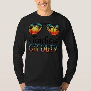 Camiseta Óculos-de-sol Professor fora de Duty Summer Vibes
