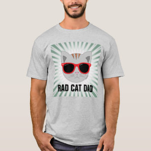 Camiseta Óculos de Sol RAD CAT DAD Gato