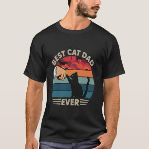 Camiseta Óculos de Sol Retro Cat Daddy 80s 90S Estilo Gato 