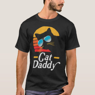 Camiseta Óculos de Sol Retrô Gato Estilo Vintage Anos 80 D