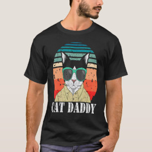 Camiseta Óculos de Sol Retrô Gato Estilo Vintage Anos 80 D