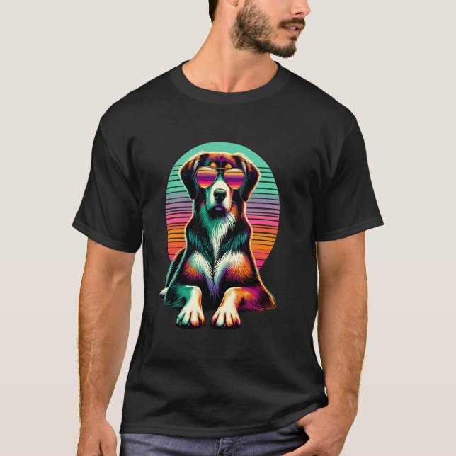Camiseta Óculos de Sol Retro Harrier Harriers (Frente)