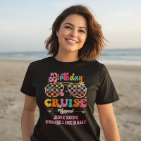 Óculos de sol retro para aniversário de cruzeiro