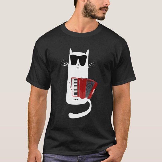 Camiseta Óculos de sol Vestindo guincho (Frente)