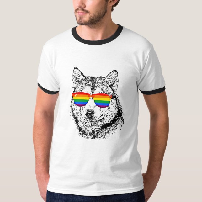 Camiseta Óculos de Sol Wolf Pride (Frente)