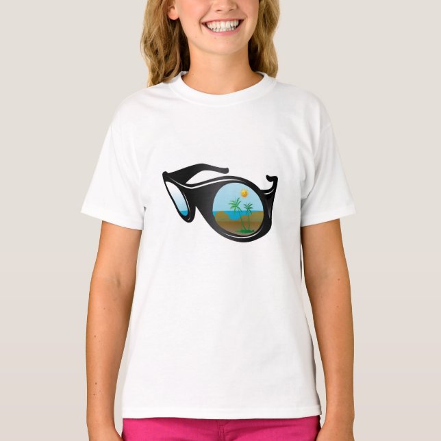 Camiseta óculos de verão (Frente)