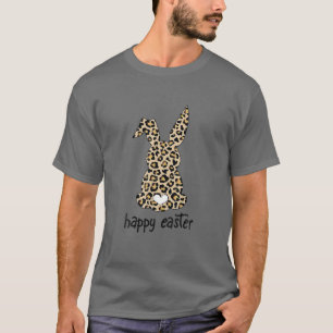 Camiseta Óculos de Visto Bonitos De Leopardo Da