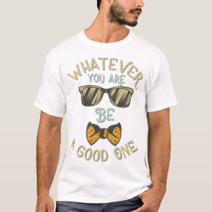 Camiseta Óculos e gravata de arco