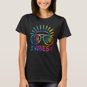 Camiseta Óculos Solares Estudante Do 4º Grau Primeiro Dia D