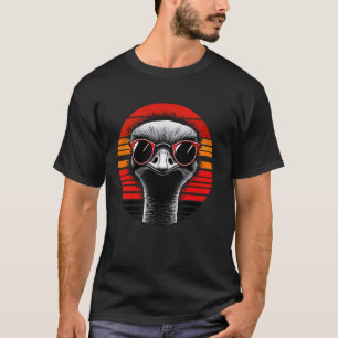Camiseta Óculos Sunset Retro Style Vintage de Ave de avestr