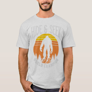 Camiseta Ocultar E Buscar O Pé Grande Campeão Mundial