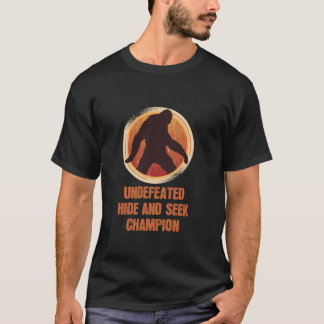 Camiseta Ocultar E Procurar Campeão De Longa Folga T Sh