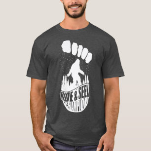Camiseta Ocultar E Procurar Pegada De Campeões