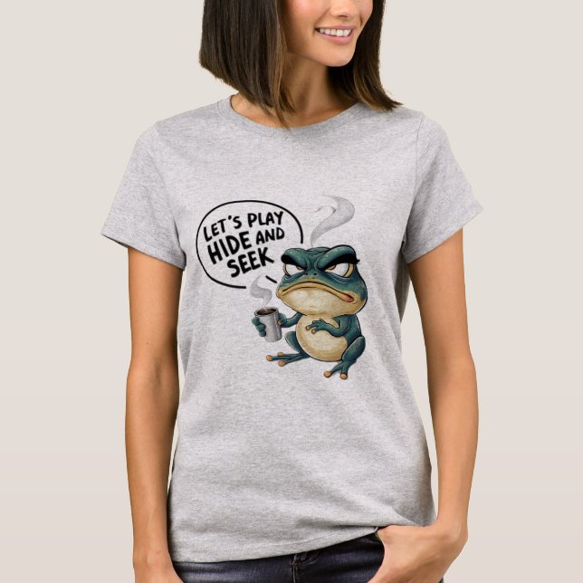 Camiseta Ocultar e procurar vamos (Frente)