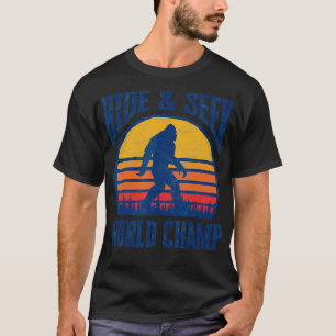 Camiseta Ocultar o World Champ Engraçado