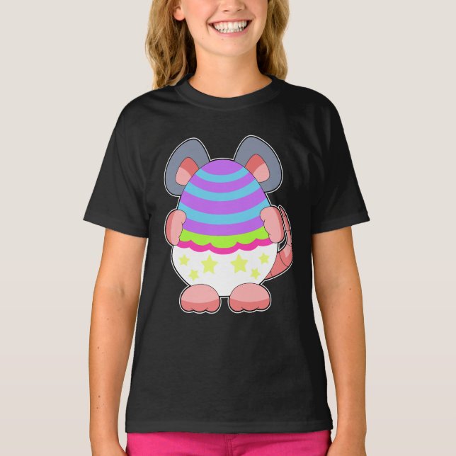 Camiseta Ocultar ovo de Páscoa do rato (Frente)