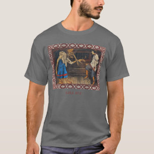 Camiseta Oculto Baba Yaga Eslavo Gótico Grunge Satanás Horr