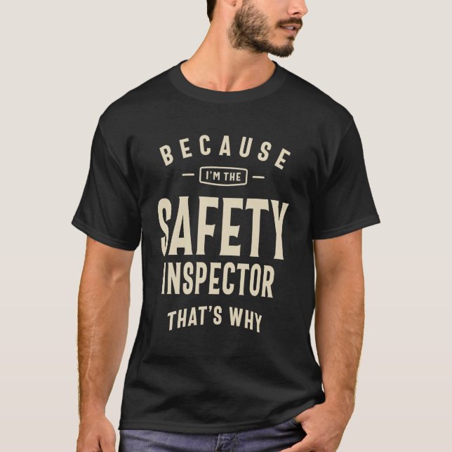 Camiseta Ocupação do Inspetor de Segurança (Frente)