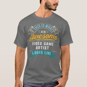 Camiseta Ocupação Incrível do Artista do Jogo de Vídeo