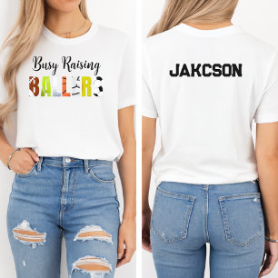 Camiseta Ocupada Criando Atletas, Mãe Esportista, Beisebol