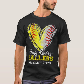 Camiseta Ocupada Criando Coração de Llers Mãe de Ambos Soft