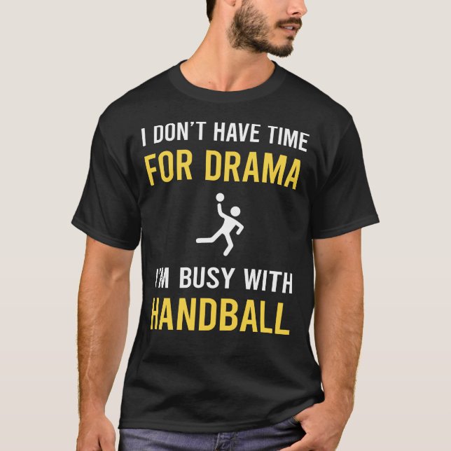 Camiseta Ocupado com Andebol (Frente)