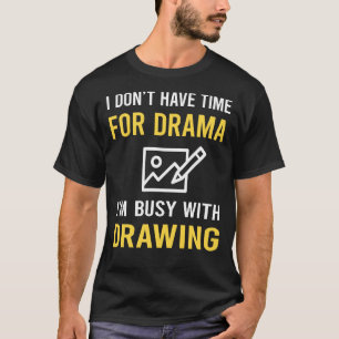 Camiseta Ocupado com Desenho