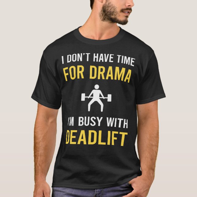 Camiseta Ocupado com Elevação (Frente)