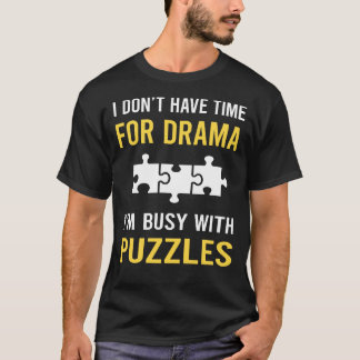 Camiseta Ocupado Com Puzzles