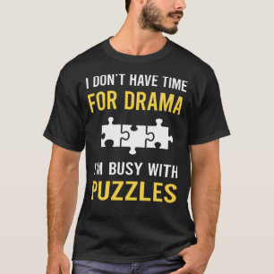 Camiseta Ocupado com Quebra-cabeça