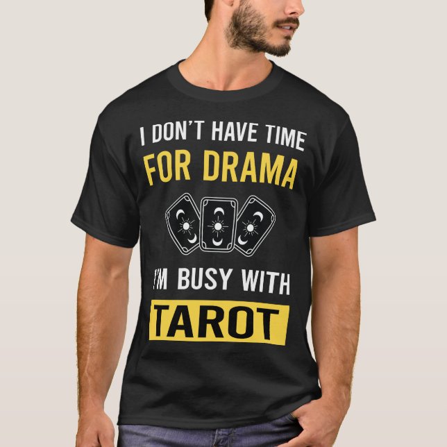 Camiseta Ocupado com Tarot (Frente)