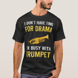 Camiseta Ocupado Com Trompete