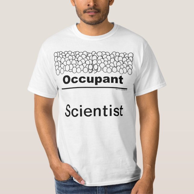 Camiseta Ocupante: Cientista (Frente)